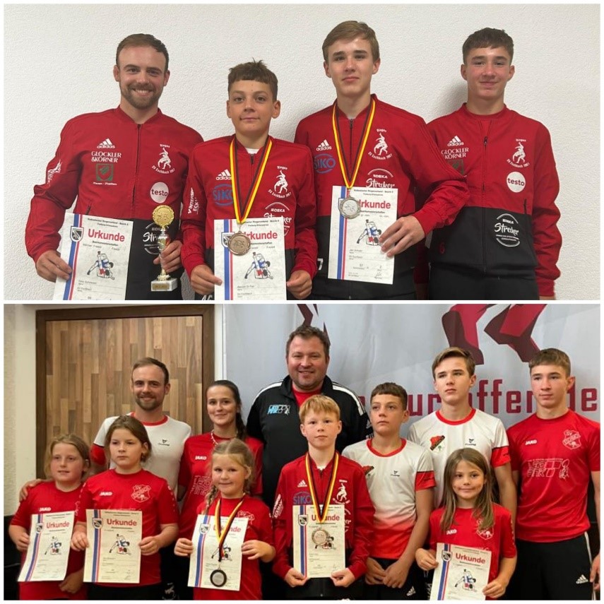 Großartige Mannschaftsleistung der Eschbacher Ringer bei den Bezirksmeisterschaften 2023